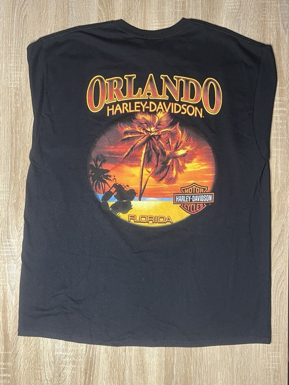 Orlando Florida Harley Davidson Vintage XL TShirt NWT